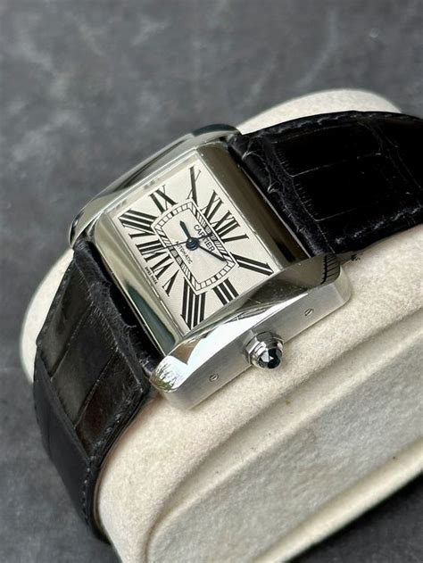 cartier tank divan automatic|cartier tank watch ladies automatic.